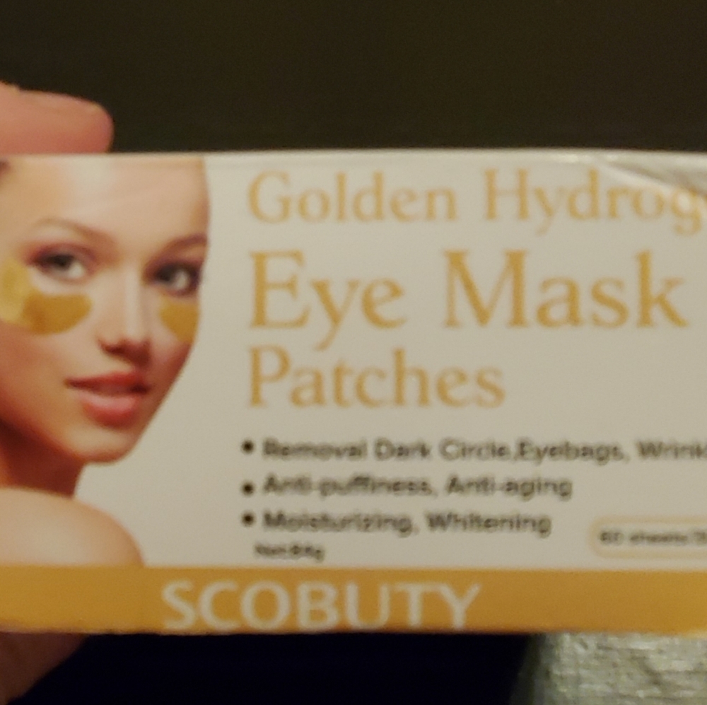 Scobuty gold hydrogel eye mask patches